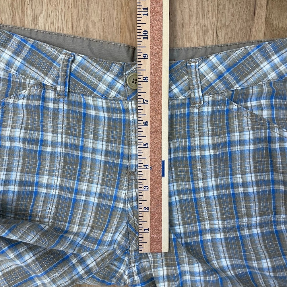 UNIONBAY Plaid Bermuda Shorts in Brown and Blue - Picture 15 of 15